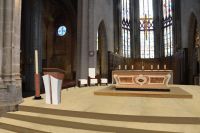 Le choeur de l'Eglise Notre-Dame et son futur mobilier